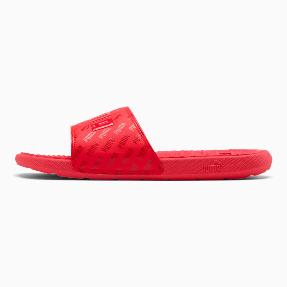 Puma Cool Cat Bold Graphic Férfi Papucs - Piros ( Hungary - QNZVC8964 )